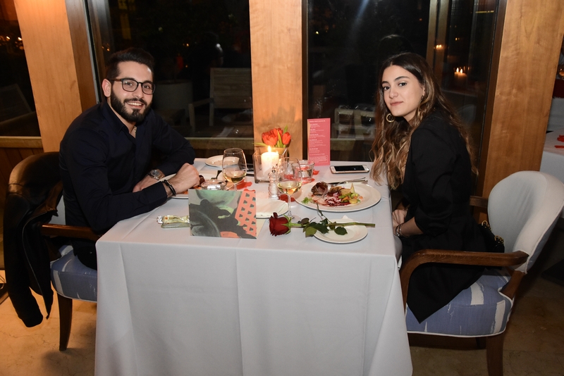 Love at le gray with an enchanting dinner at Indigo on the Roof
